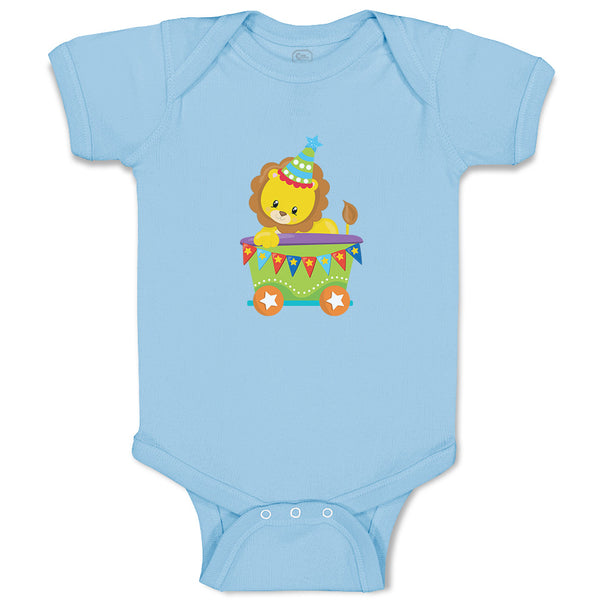 Baby Clothes Lion Train Zoo Funny Baby Bodysuits Boy & Girl Cotton