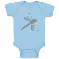 Baby Clothes Dragonfly Blue Baby Bodysuits Boy & Girl Newborn Clothes Cotton