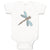 Baby Clothes Dragonfly Blue Baby Bodysuits Boy & Girl Newborn Clothes Cotton