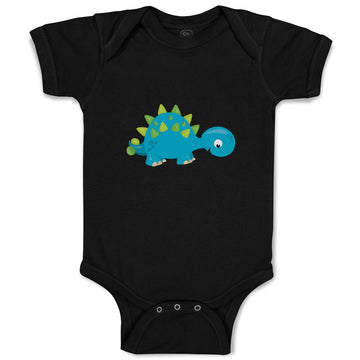 Baby Clothes Baby Dino Blue Dinosaurs Dino Trex Baby Bodysuits Boy & Girl Cotton