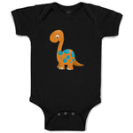 Baby Clothes Baby Dino Orange Dinosaurs Dino Trex Baby Bodysuits Cotton