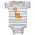 Baby Clothes Baby Dino Orange Dinosaurs Dino Trex Baby Bodysuits Cotton