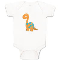 Baby Clothes Baby Dino Orange Dinosaurs Dino Trex Baby Bodysuits Cotton