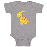 Baby Clothes Baby Dino Red Yellow Dinosaurs Dino Trex Baby Bodysuits Cotton