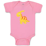 Baby Clothes Baby Dino Red Yellow Dinosaurs Dino Trex Baby Bodysuits Cotton
