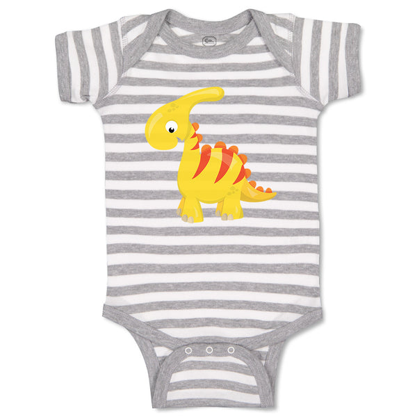 Baby Clothes Baby Dino Red Yellow Dinosaurs Dino Trex Baby Bodysuits Cotton