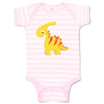Baby Clothes Baby Dino Red Yellow Dinosaurs Dino Trex Baby Bodysuits Cotton