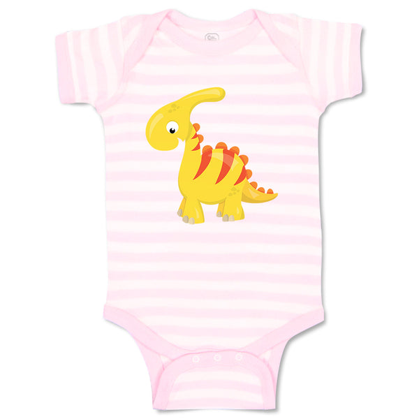 Baby Clothes Baby Dino Red Yellow Dinosaurs Dino Trex Baby Bodysuits Cotton