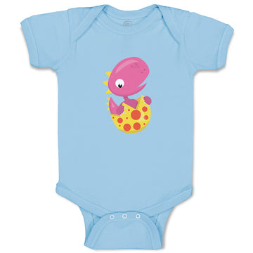 Baby Clothes Baby Dino Pink Dinosaurs Dino Trex Baby Bodysuits Boy & Girl Cotton