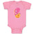 Baby Clothes Baby Dino Pink Dinosaurs Dino Trex Baby Bodysuits Boy & Girl Cotton