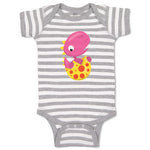 Baby Clothes Baby Dino Pink Dinosaurs Dino Trex Baby Bodysuits Boy & Girl Cotton