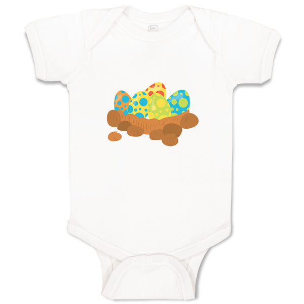 Baby Clothes Dinos Nest Eggs Dinosaurs Dino Trex Baby Bodysuits Cotton