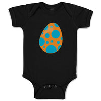 Baby Clothes Orange Dino Egg Dinosaurs Dino Trex Baby Bodysuits Cotton