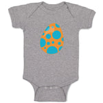 Baby Clothes Orange Dino Egg Dinosaurs Dino Trex Baby Bodysuits Cotton