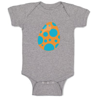 Baby Clothes Orange Dino Egg Dinosaurs Dino Trex Baby Bodysuits Cotton