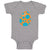 Baby Clothes Orange Dino Egg Dinosaurs Dino Trex Baby Bodysuits Cotton
