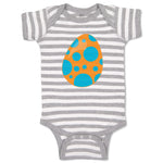 Baby Clothes Orange Dino Egg Dinosaurs Dino Trex Baby Bodysuits Cotton
