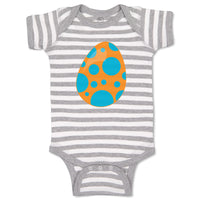 Baby Clothes Orange Dino Egg Dinosaurs Dino Trex Baby Bodysuits Cotton