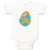 Baby Clothes Orange Dino Egg Dinosaurs Dino Trex Baby Bodysuits Cotton