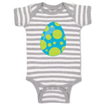 Baby Clothes Blue Dino Egg Dinosaurs Dino Trex Baby Bodysuits Boy & Girl Cotton