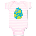 Baby Clothes Blue Dino Egg Dinosaurs Dino Trex Baby Bodysuits Boy & Girl Cotton