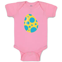 Baby Clothes Yellow Blue Egg Dinosaurs Dino Trex Baby Bodysuits Cotton