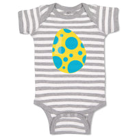 Baby Clothes Yellow Blue Egg Dinosaurs Dino Trex Baby Bodysuits Cotton