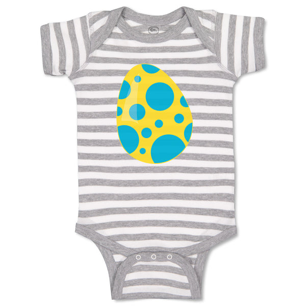 Baby Clothes Yellow Blue Egg Dinosaurs Dino Trex Baby Bodysuits Cotton