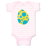 Baby Clothes Yellow Blue Egg Dinosaurs Dino Trex Baby Bodysuits Cotton