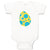 Baby Clothes Yellow Blue Egg Dinosaurs Dino Trex Baby Bodysuits Cotton