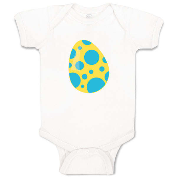 Baby Clothes Yellow Blue Egg Dinosaurs Dino Trex Baby Bodysuits Cotton