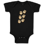 Baby Clothes Dino Paws Dinosaurs Dino Trex Baby Bodysuits Boy & Girl Cotton