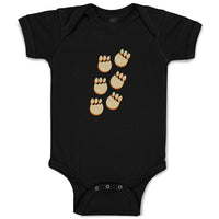 Baby Clothes Dino Paws Dinosaurs Dino Trex Baby Bodysuits Boy & Girl Cotton