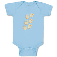 Baby Clothes Dino Paws Dinosaurs Dino Trex Baby Bodysuits Boy & Girl Cotton