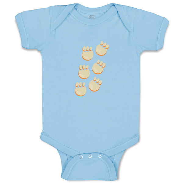 Baby Clothes Dino Paws Dinosaurs Dino Trex Baby Bodysuits Boy & Girl Cotton