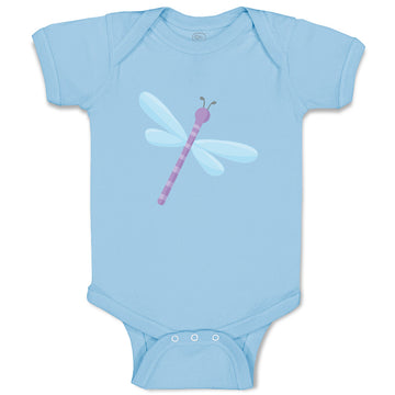 Baby Clothes Dragonfly Purple Baby Bodysuits Boy & Girl Newborn Clothes Cotton