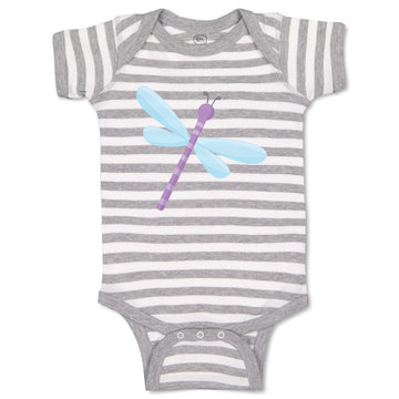 Baby Clothes Dragonfly Purple Baby Bodysuits Boy & Girl Newborn Clothes Cotton