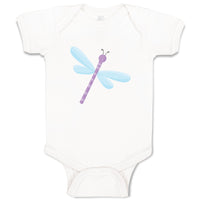 Baby Clothes Dragonfly Purple Baby Bodysuits Boy & Girl Newborn Clothes Cotton