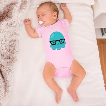 Baby Clothes Octopus Glasses Ocean Sea Life Baby Bodysuits Boy & Girl Cotton