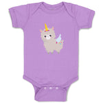 Baby Clothes Llama Unicorn Zoo Funny Baby Bodysuits Boy & Girl Cotton