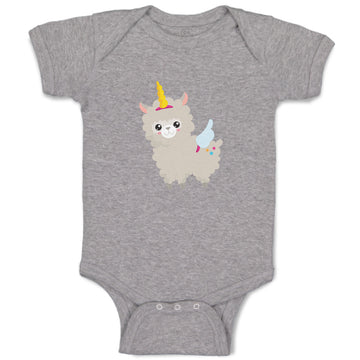 Baby Clothes Llama Unicorn Zoo Funny Baby Bodysuits Boy & Girl Cotton