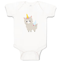 Baby Clothes Llama Unicorn Zoo Funny Baby Bodysuits Boy & Girl Cotton