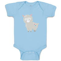 Baby Clothes Llama Stars Zoo Funny Baby Bodysuits Boy & Girl Cotton