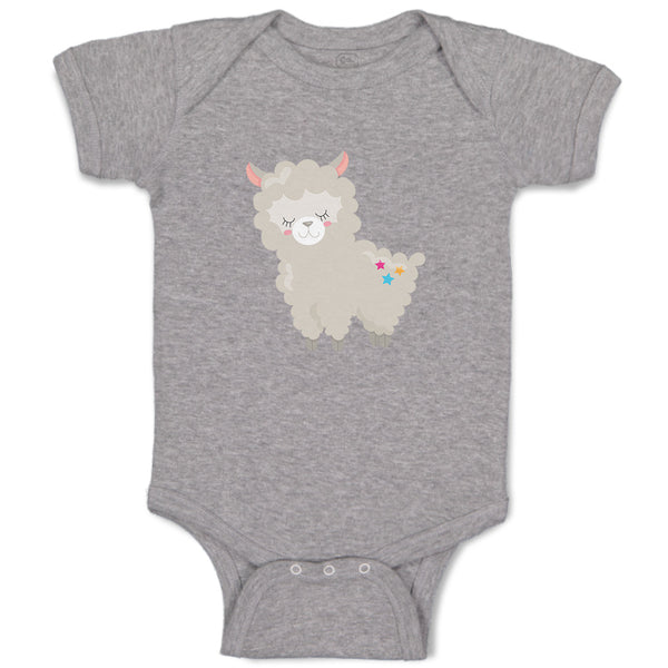 Baby Clothes Llama Stars Zoo Funny Baby Bodysuits Boy & Girl Cotton