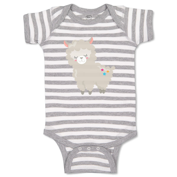 Baby Clothes Llama Stars Zoo Funny Baby Bodysuits Boy & Girl Cotton