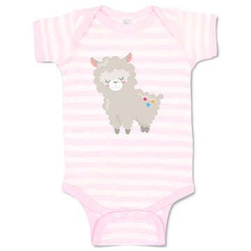 Baby Clothes Llama Stars Zoo Funny Baby Bodysuits Boy & Girl Cotton
