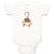 Baby Clothes Monkey Hangs Safari Baby Bodysuits Boy & Girl Cotton