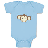 Baby Clothes Monkey Face Safari Baby Bodysuits Boy & Girl Newborn Clothes Cotton