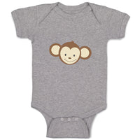 Baby Clothes Monkey Face Safari Baby Bodysuits Boy & Girl Newborn Clothes Cotton