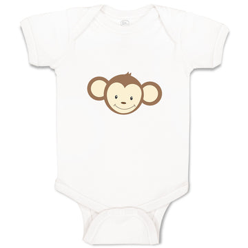 Baby Clothes Monkey Face Safari Baby Bodysuits Boy & Girl Newborn Clothes Cotton